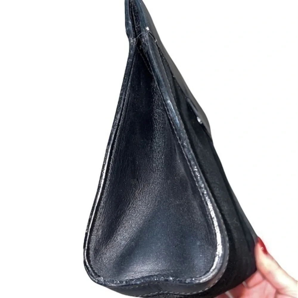 Gucci Vintage Black‎ Micro GG Velcro Cosmetic Makeup Pouch Bag Clutch